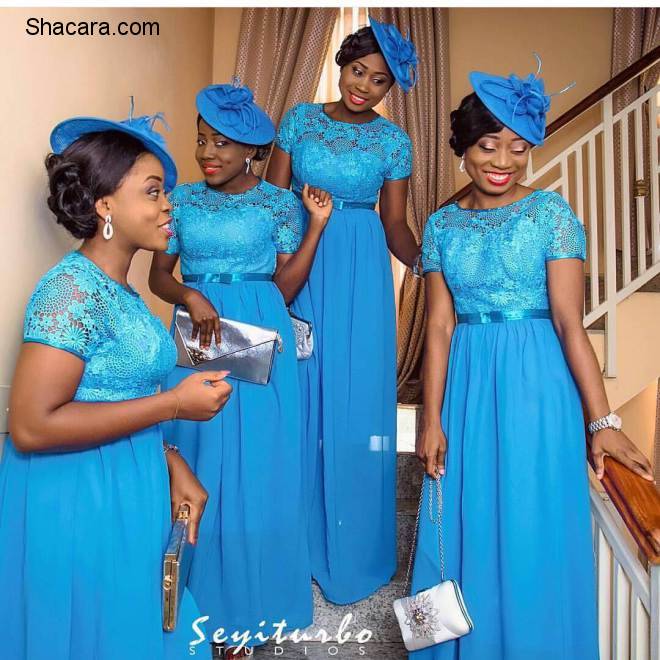 SPEAKING OF JAW-DROPPING BRIDAL TRAIN DRESSES, CHECK OUT THE COLLECTIONS OF BEAUTIFUL BRIDESMAIDS