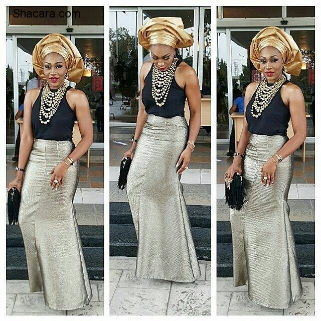 GLAMOROUS AND THE GLITZ TURNED UP IN STUNNING ASO EBI STYLES OVER THE WEEKEND