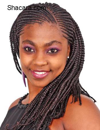 Ghana Weaving Styles For Round Face