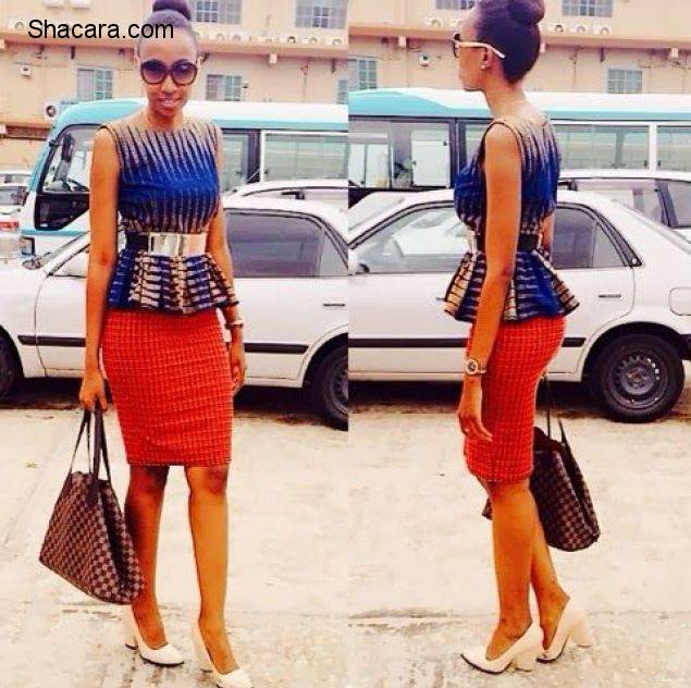THE ANKARA PEPLUM TOP STYLES – A SUPER-STYLISH TIMELESS PIECES