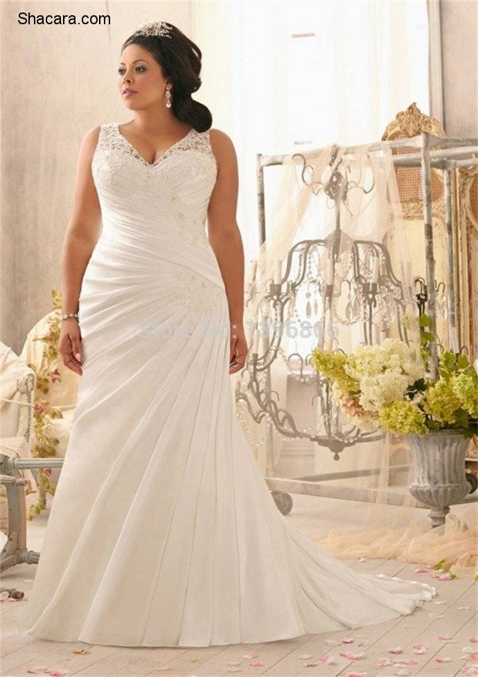WEDDING GOWNS FOR CURVY WOMEN