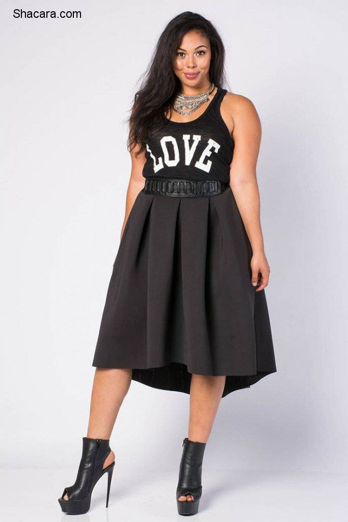 THE BEST WAYS TO ROCK THE PLUS-SIZE HIGH WAIST FLARE SKIRT IN STYLE.