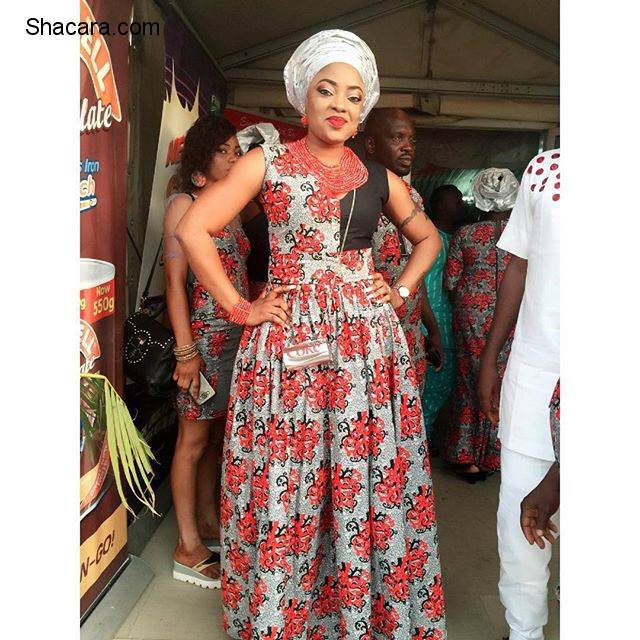HEAD TURNING ANKARA STYLES FLOODED #MADAMSAJE 40TH ON STAGE PARTY.