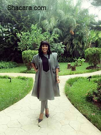 Juliet Ibrahim Joins The “Agbada” Gang! Check Out Her Weekend Look