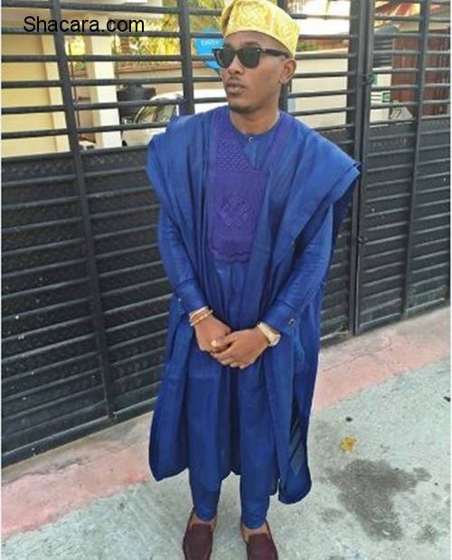 The Male Wedding Guests In Agbada