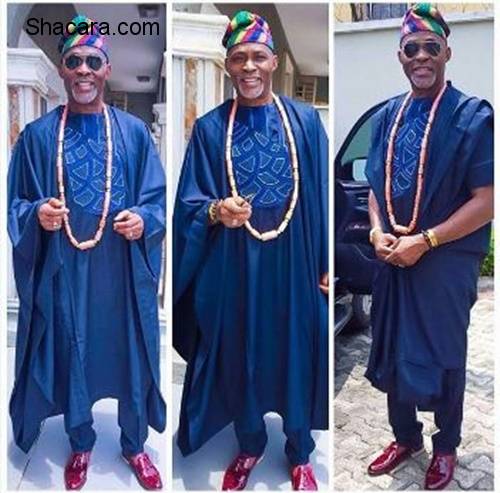 The Male Wedding Guests In Agbada