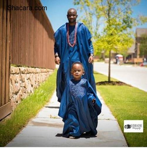 The Male Wedding Guests In Agbada