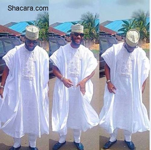 The Male Wedding Guests In Agbada
