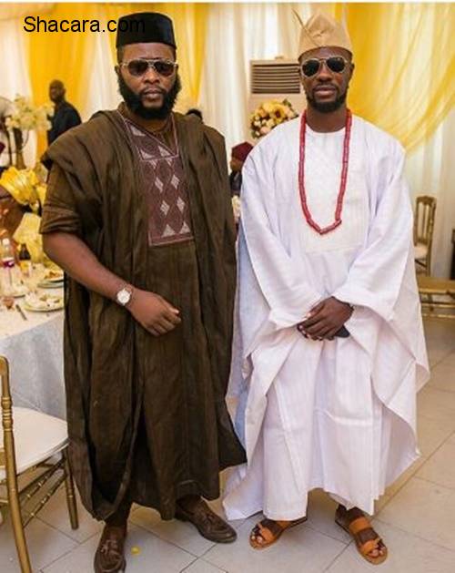 The Male Wedding Guests In Agbada