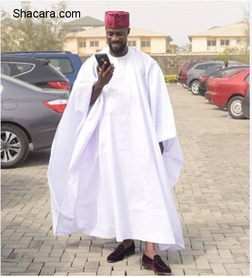 The Male Wedding Guests In Agbada