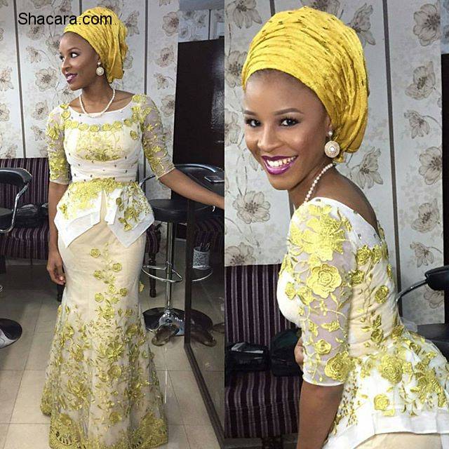 ASO EBI STYLES WITH CORD LACE