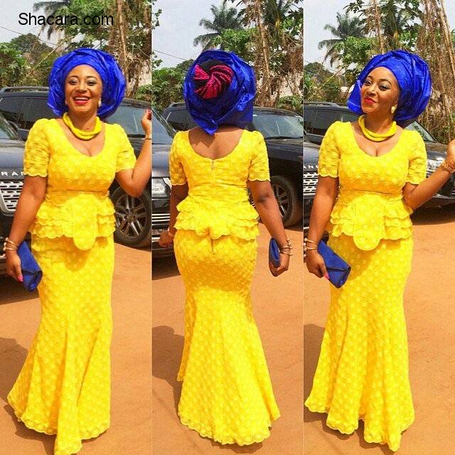 ASO EBI STYLES WITH CORD LACE