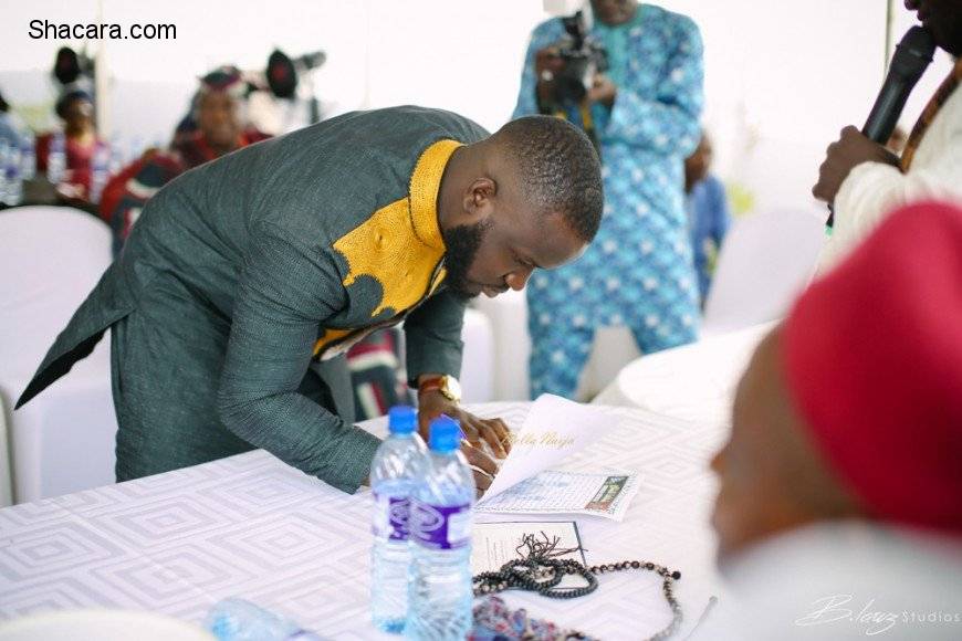 WALE ALAKIJA WEDS SOPHIE RAMMAL IN SIMPLE BLISS