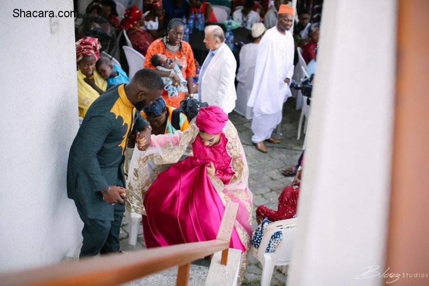 WALE ALAKIJA WEDS SOPHIE RAMMAL IN SIMPLE BLISS