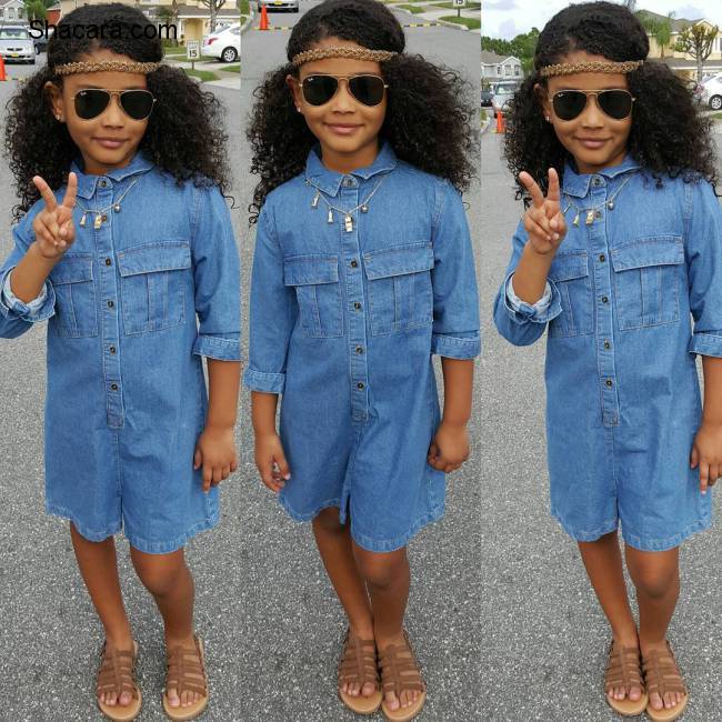 6 Year Old Style Girl Slaying It On Instagram With Over 125,000 Followers, Meet Haileigh