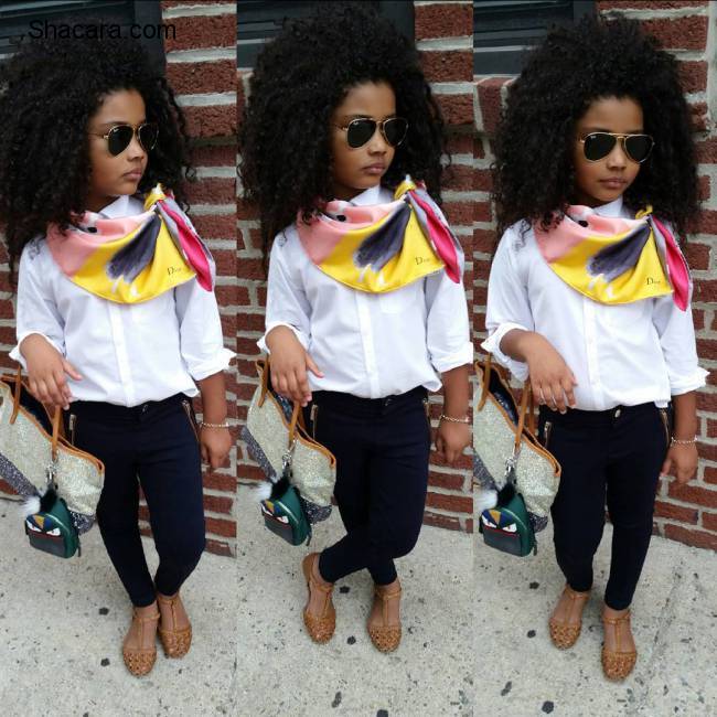 6 Year Old Style Girl Slaying It On Instagram With Over 125,000 Followers, Meet Haileigh