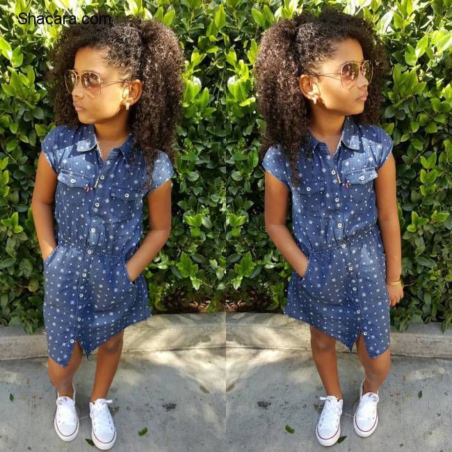 6 Year Old Style Girl Slaying It On Instagram With Over 125,000 Followers, Meet Haileigh