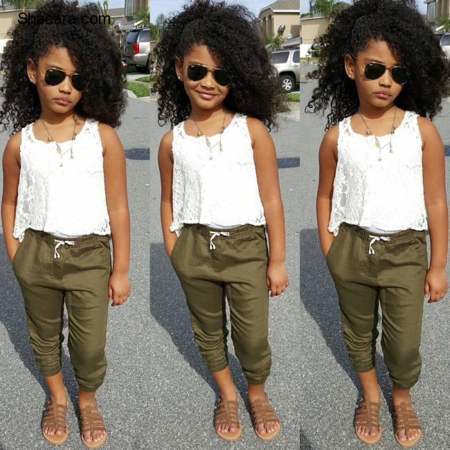 6 Year Old Style Girl Slaying It On Instagram With Over 125,000 Followers, Meet Haileigh