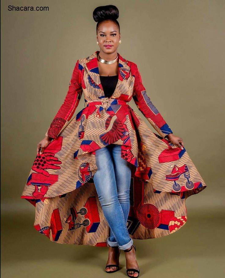 CHECK OUT THE ANKARA KIMONO JACKET TREND