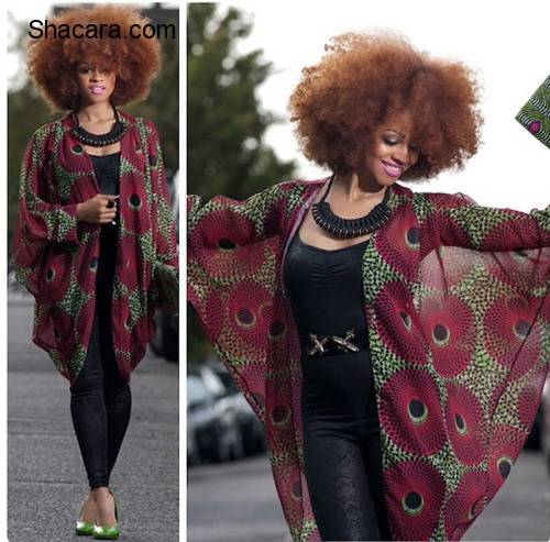 CHECK OUT THE ANKARA KIMONO JACKET TREND
