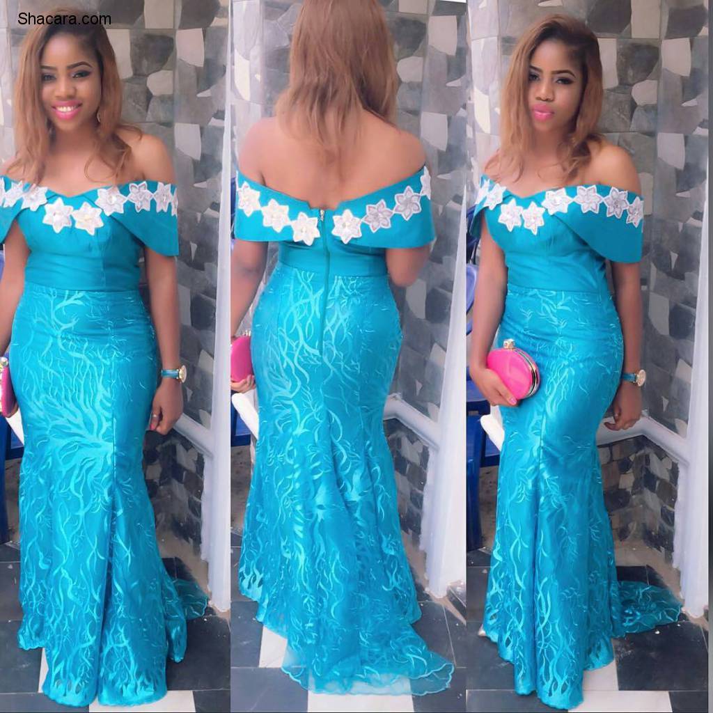 LATEST NIGERIAN LACE STYLES WEDDING GUEST ARE SLAYING