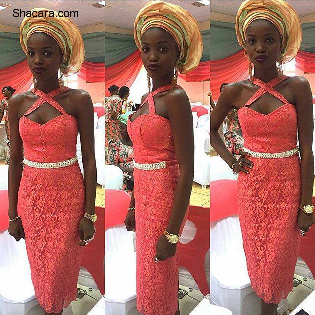 LATEST NIGERIAN LACE STYLES WEDDING GUEST ARE SLAYING