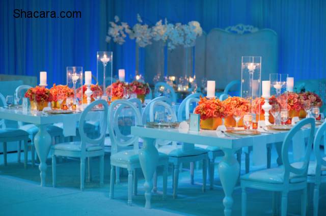 Wedding Colour Inspiration: Blue & Tangerine