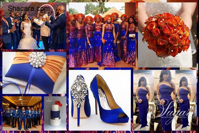 Wedding Colour Inspiration: Blue & Tangerine
