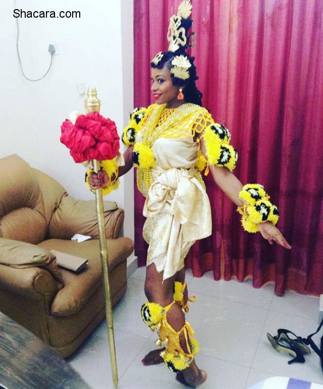 Beautiful  Calabar Brides Serving Style