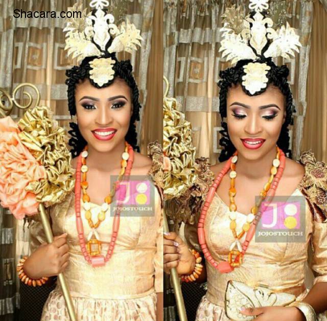 Beautiful  Calabar Brides Serving Style