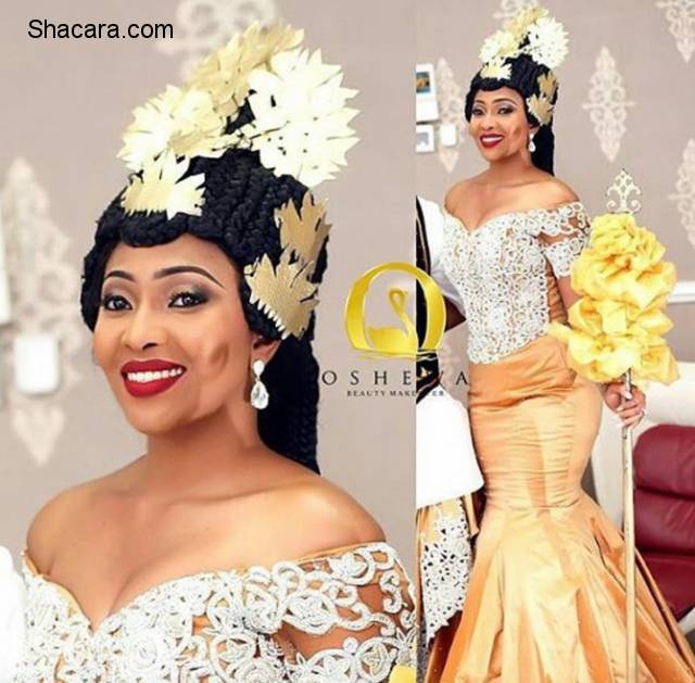 Beautiful  Calabar Brides Serving Style