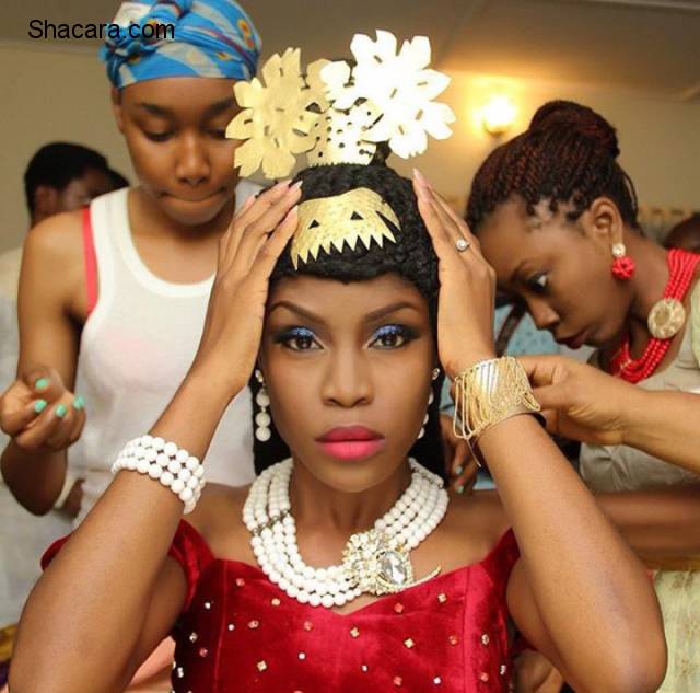 Beautiful  Calabar Brides Serving Style