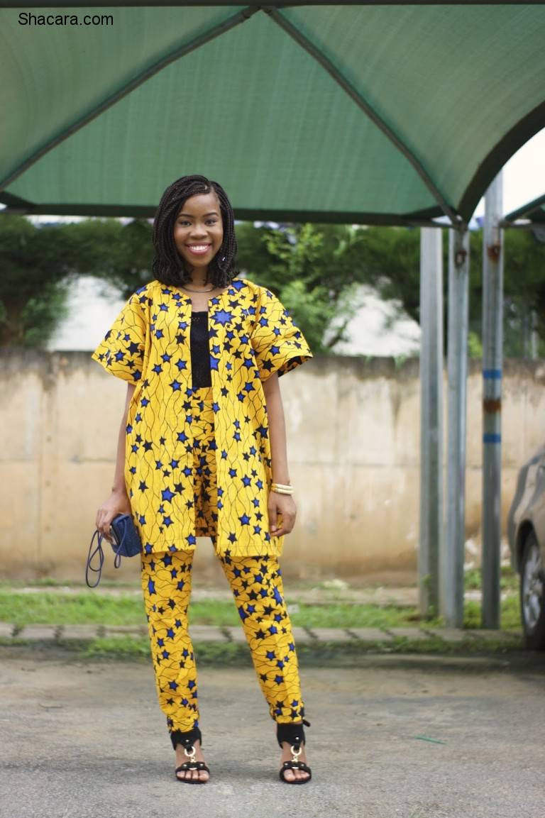 ANKARA STYLES FOR THE APPLE SHAPED BODY