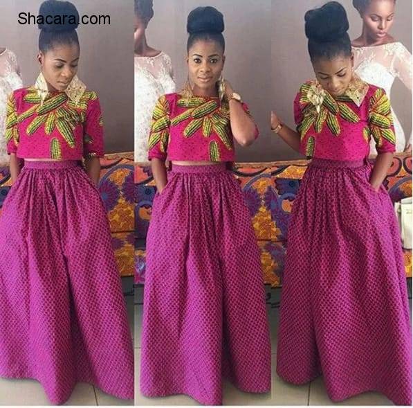 ANKARA STYLES FOR THE APPLE SHAPED BODY