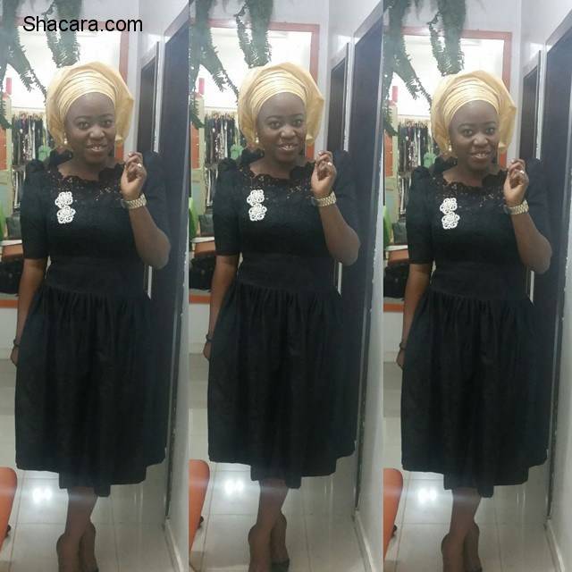 BREATHTAKING TRENDY UNIQUE ANKARA AND LACE GOWN STYLES