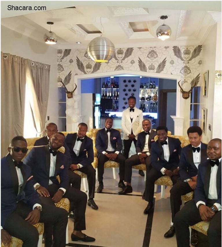 SUPER EAGLES STAR, ONAZI OGENYI AND SANDRA OGUNSUYI’S WHITE WEDDING