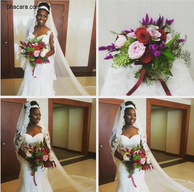 SUPER EAGLES STAR, ONAZI OGENYI AND SANDRA OGUNSUYI’S WHITE WEDDING