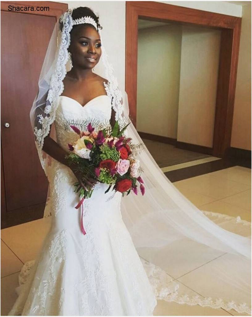 SUPER EAGLES STAR, ONAZI OGENYI AND SANDRA OGUNSUYI’S WHITE WEDDING