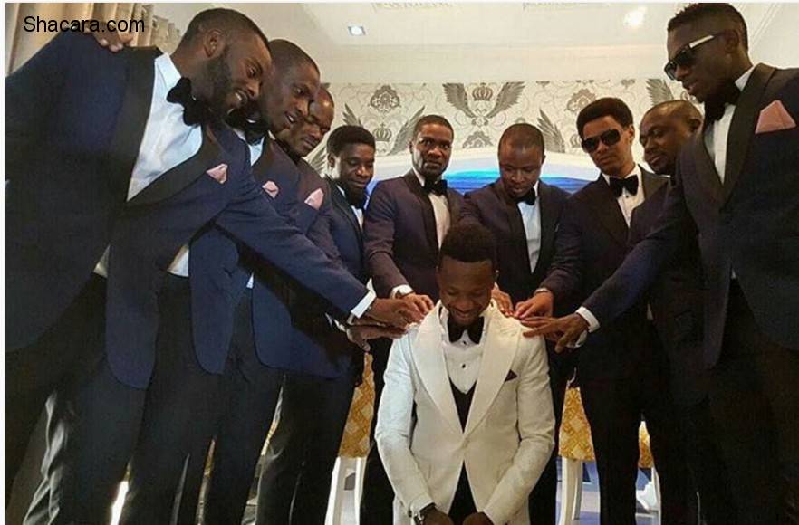 SUPER EAGLES STAR, ONAZI OGENYI AND SANDRA OGUNSUYI’S WHITE WEDDING