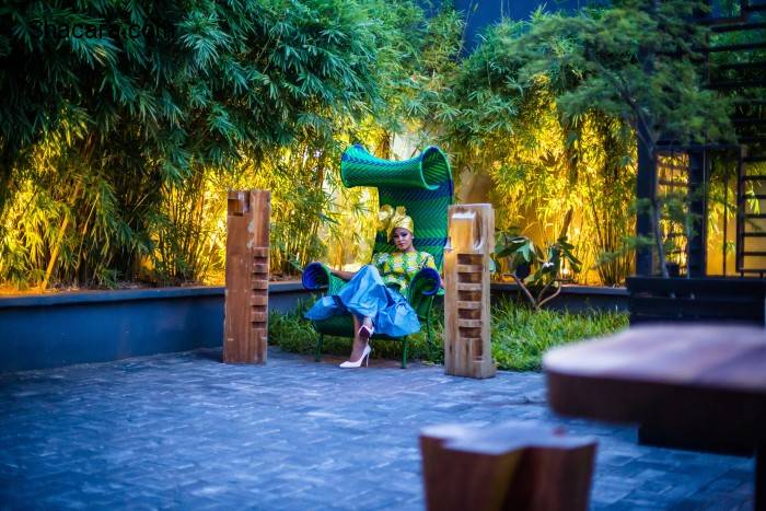 Big Brother Hotshots’ Samantha Jensen Recreates Moments From The Streets Of Lagos With African Themed Photos