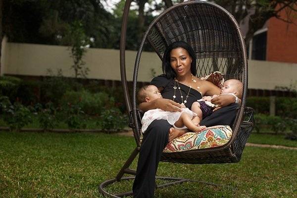 NIGERIAN CELEBRITIES WITH THE MOST ADORABLE TWIN CHILDREN