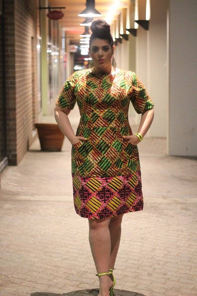 STYLISH AND COMFY PLUS-SIZE ANKARA DRESSES