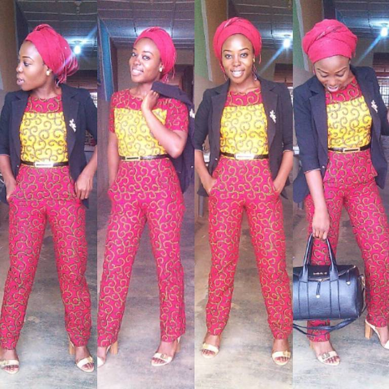 CHECK OUT THE ANKARA JUMPSUITS STYLES FASHIONISTAS ARE ROCKING THESE DAYS