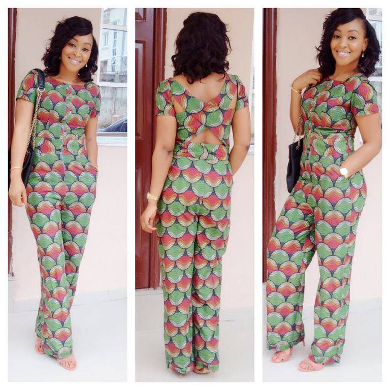 CHECK OUT THE ANKARA JUMPSUITS STYLES FASHIONISTAS ARE ROCKING THESE DAYS