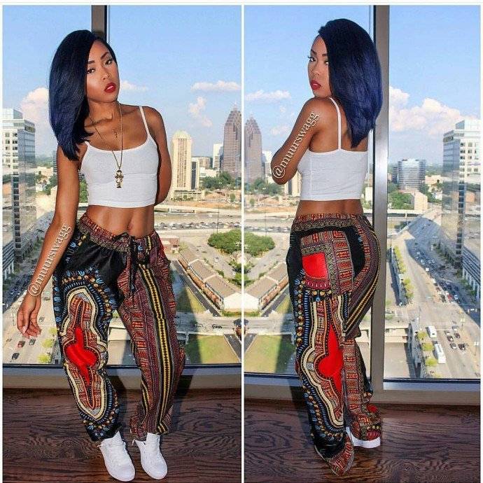 ANKARA AND SNEAKERS IS THE LATEST STYLE TREND IN AFRICAN FASHION