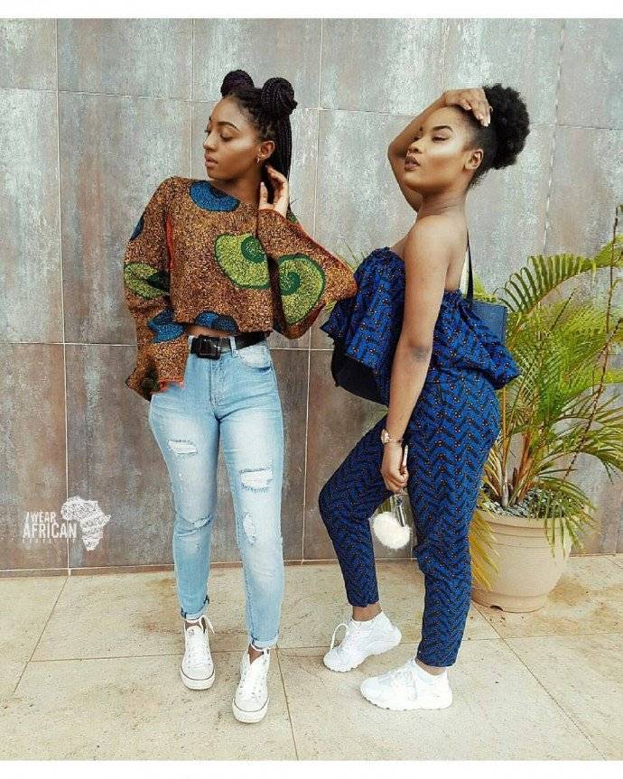ANKARA AND SNEAKERS IS THE LATEST STYLE TREND IN AFRICAN FASHION
