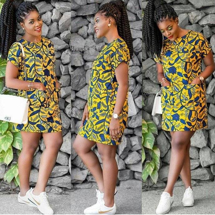 ANKARA AND SNEAKERS IS THE LATEST STYLE TREND IN AFRICAN FASHION