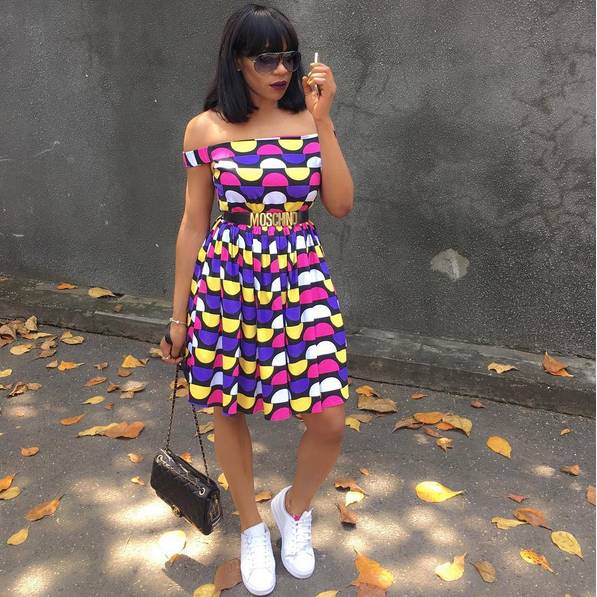 ANKARA AND SNEAKERS IS THE LATEST STYLE TREND IN AFRICAN FASHION
