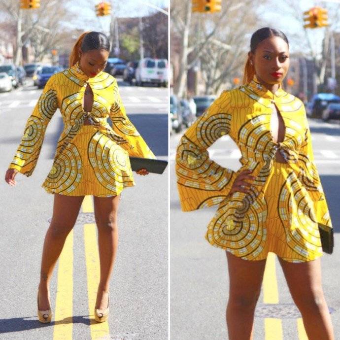 FRIDAY NIGHT STYLE: ANKARA SHORT DRESS TREND