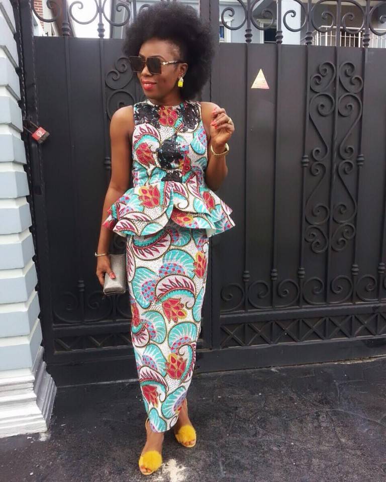 CATCH THE PEPLUM FEVER WITH THESE ANKARA STYLES